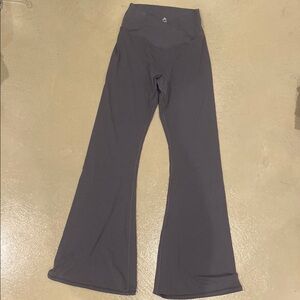 Gray Flare Yoga Pants